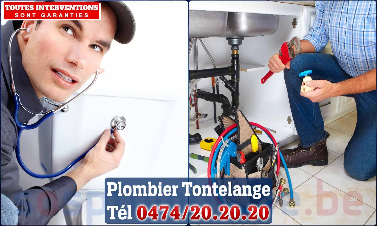 SOS Plomberie - Plombier Tontelange pour installation et
                    réparation