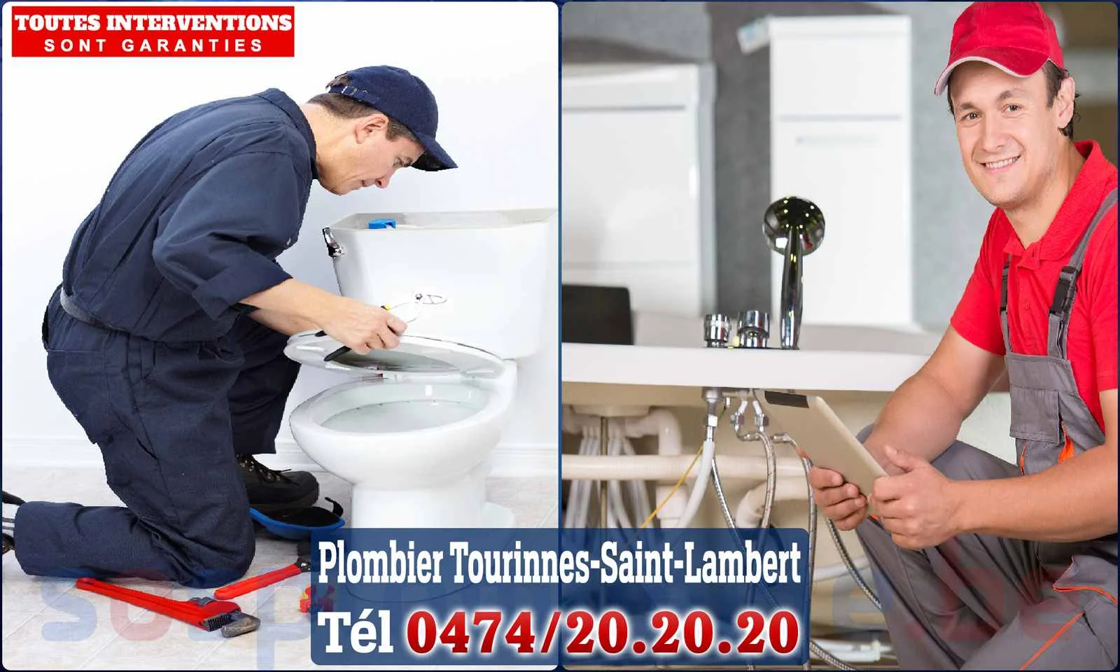 SOS Plomberie - Plombier Tourinnes-Saint-Lambert pour installation et
                    réparation