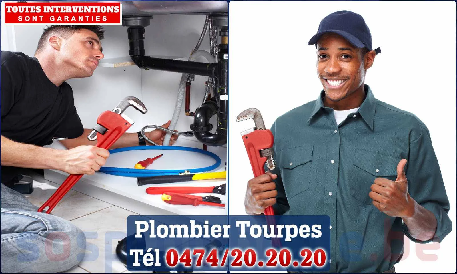 SOS Plomberie - Plombier Tourpes pour installation et
                    réparation
