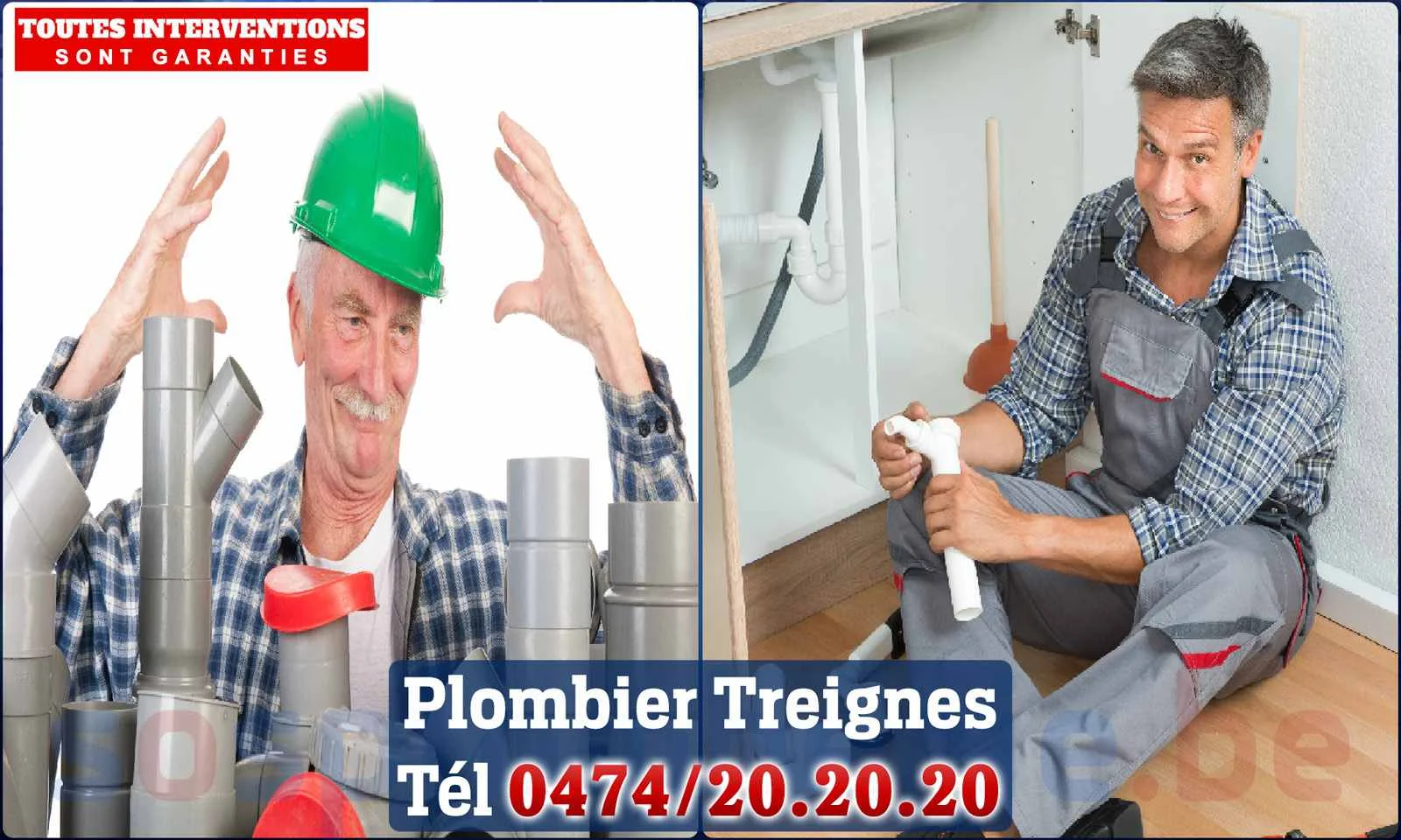 SOS Plomberie - Plombier Treignes pour installation et
                    réparation