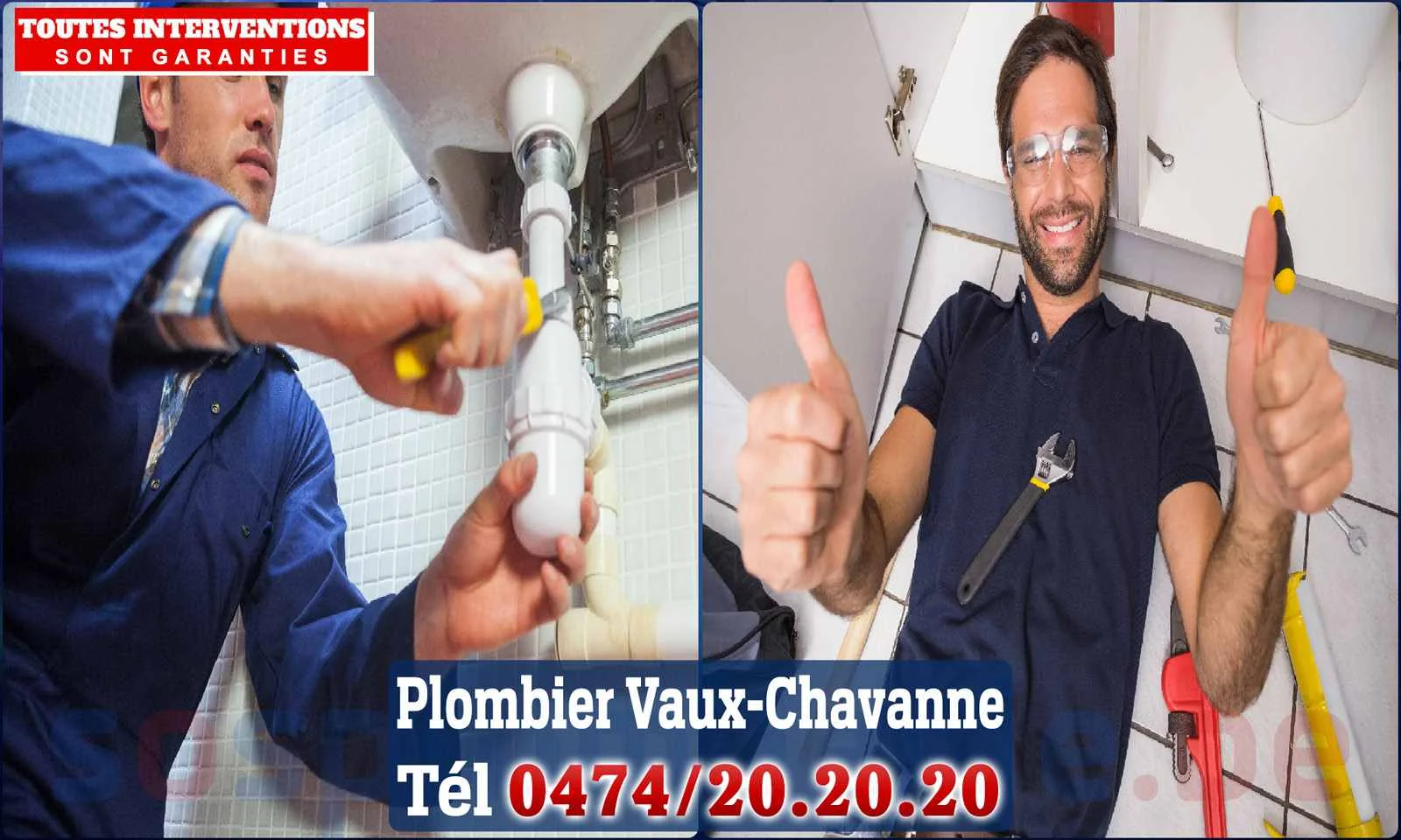 SOS Plomberie - Plombier Vaux-Chavanne pour installation et
                    réparation