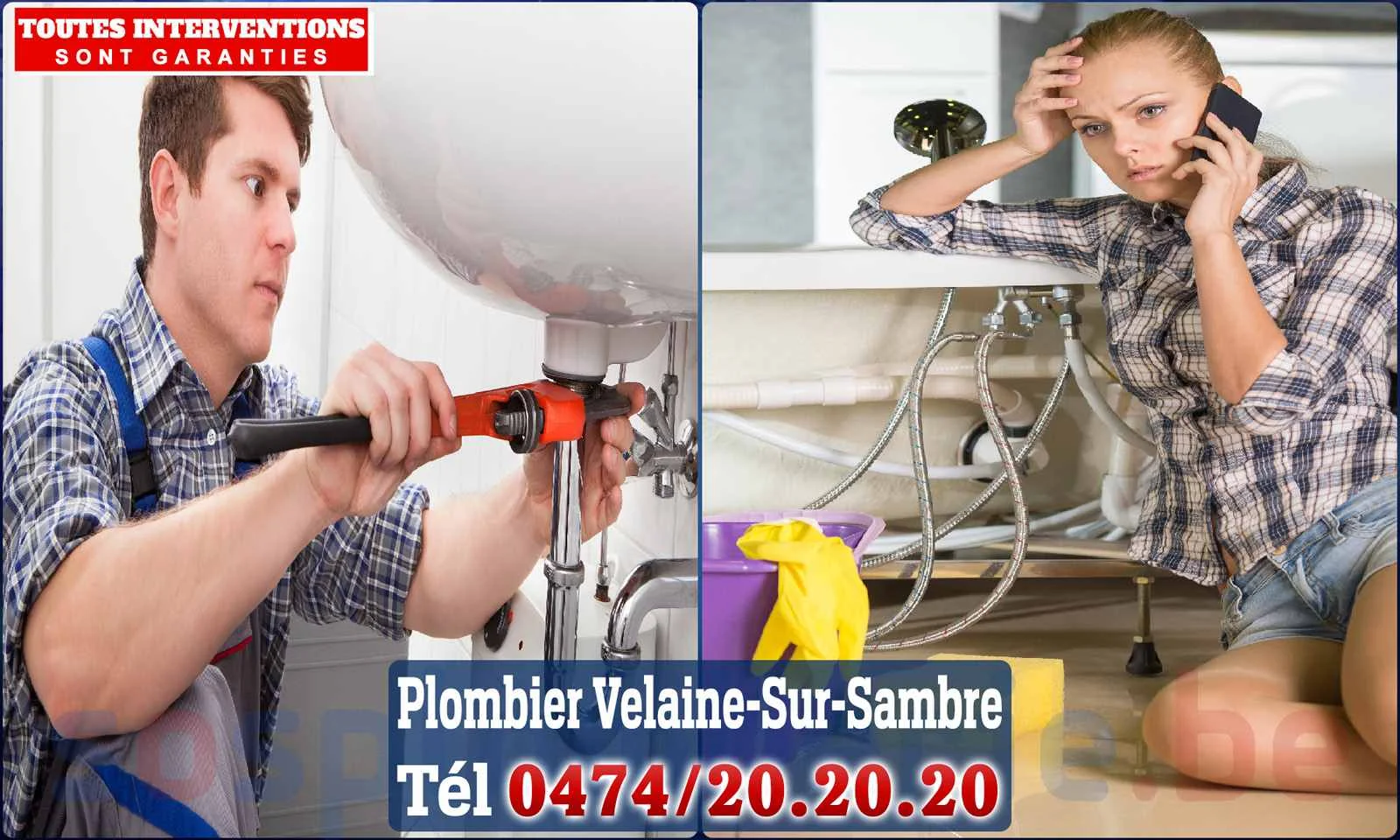 SOS Plomberie - Plombier Velaine-sur-Sambre pour installation et
                    réparation