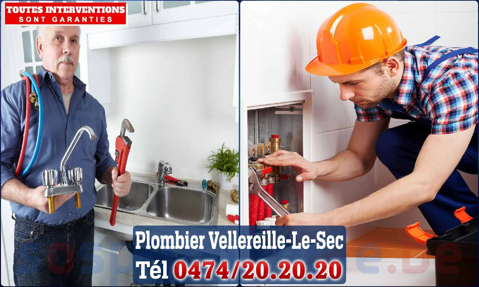 SOS Plomberie - Plombier Vellereille-le-Sec pour installation et
                    réparation