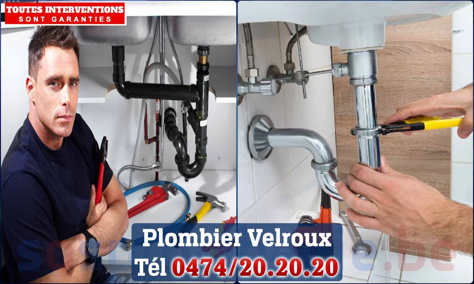 SOS Plomberie - Plombier Velroux pour installation et
                    réparation