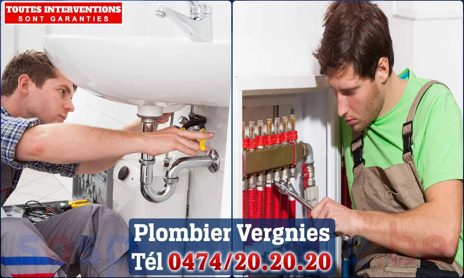 SOS Plomberie - Plombier Vergnies pour installation et
                    réparation