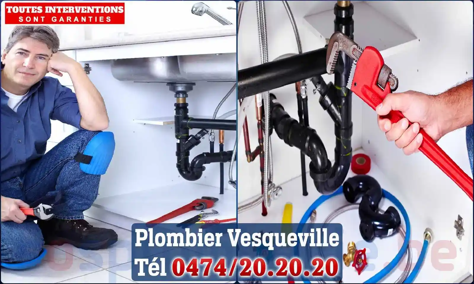 SOS Plomberie - Plombier Vesqueville pour installation et
                    réparation