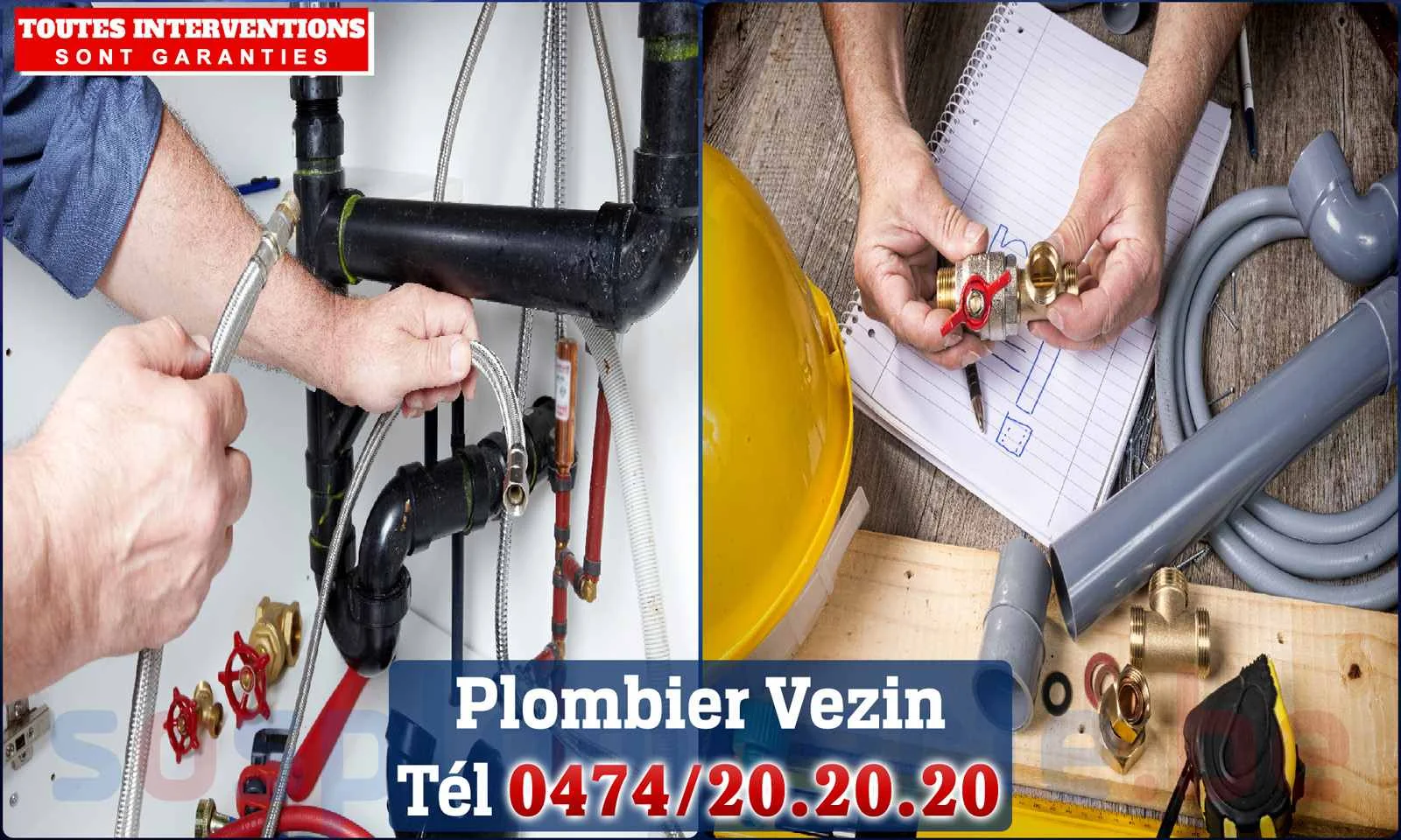 SOS Plomberie - Plombier Vezin pour installation et
                    réparation