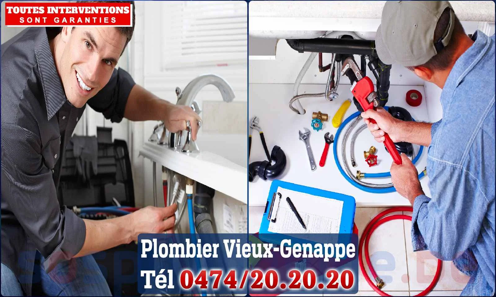 SOS Plomberie - Plombier Vieux-Genappe pour installation et
                    réparation