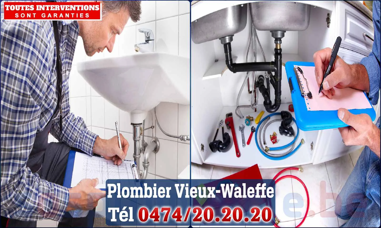 SOS Plomberie - Plombier Vieux-Waleffe pour installation et
                    réparation