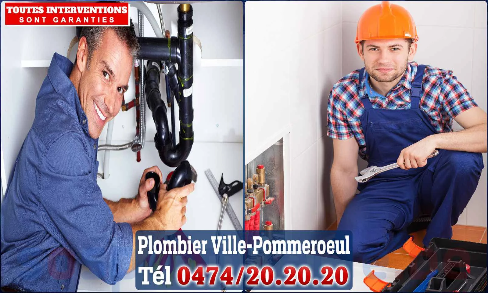 SOS Plomberie - Plombier Ville-Pommeroeul pour installation et
                    réparation