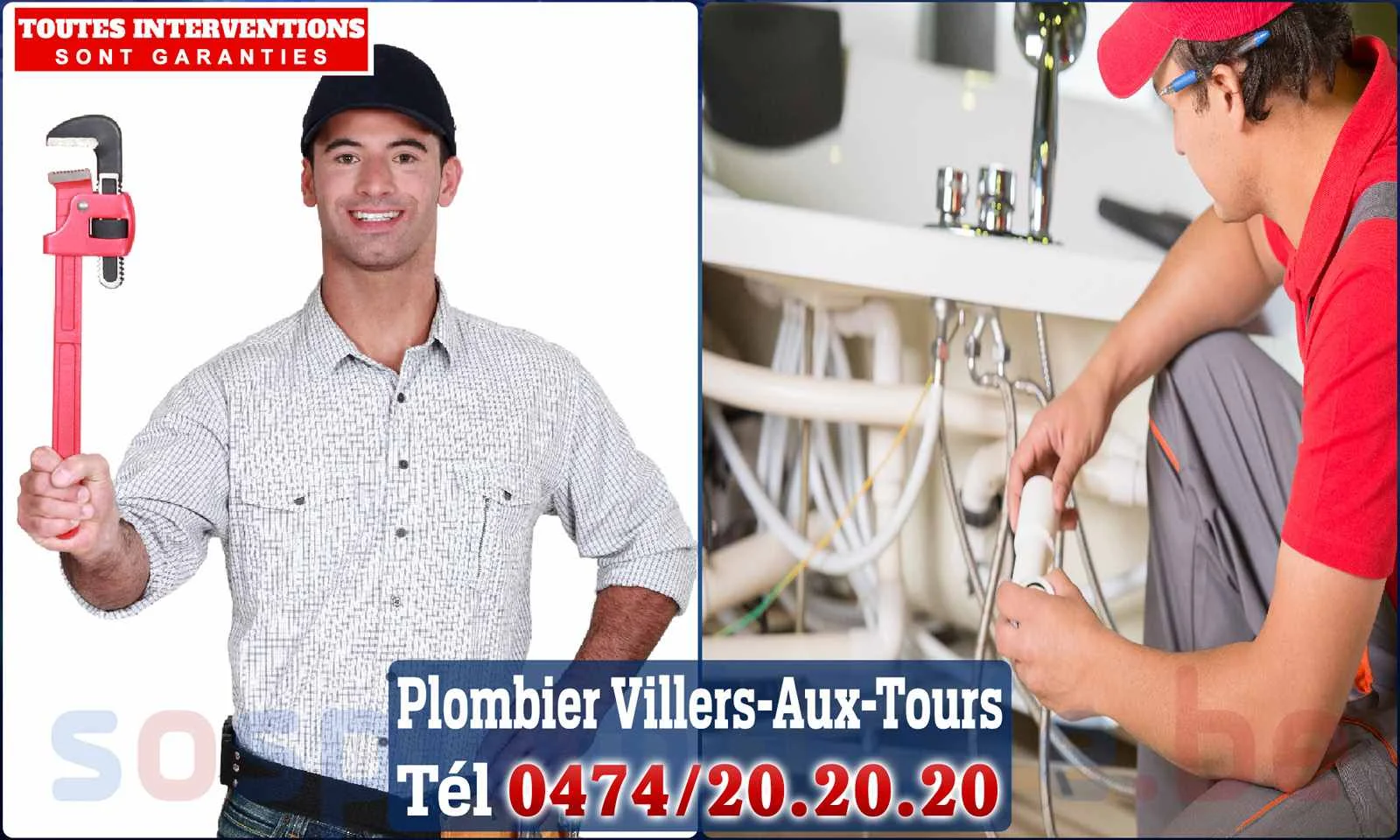 SOS Plomberie - Plombier Villers-aux-Tours pour installation et
                    réparation