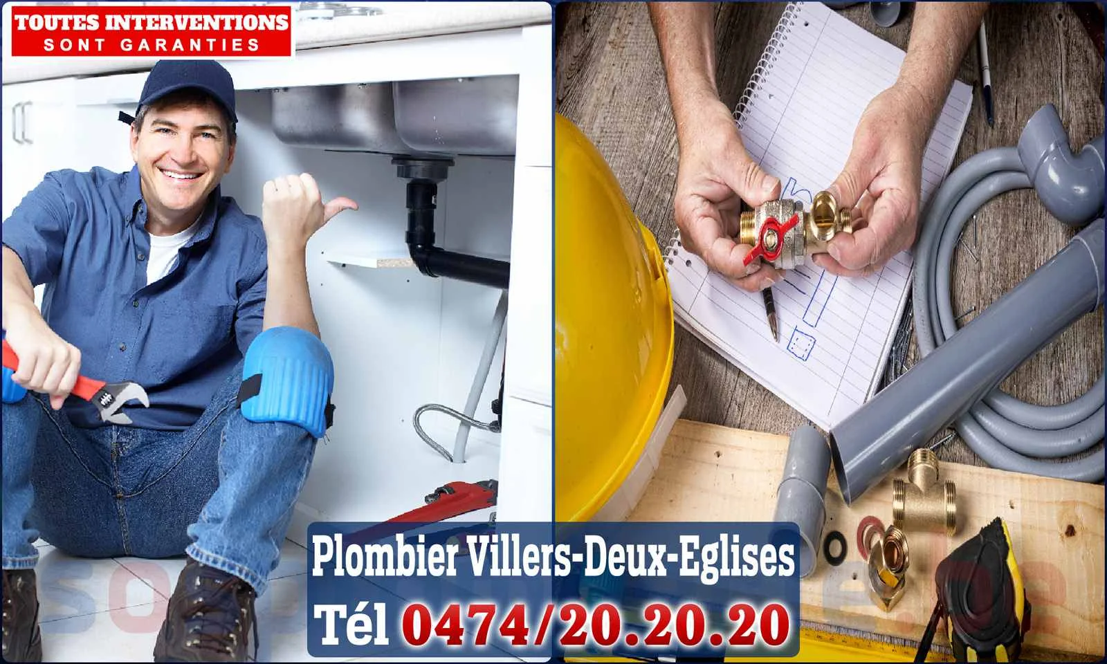 SOS Plomberie - Plombier Villers-Deux-Églises pour installation et
                    réparation