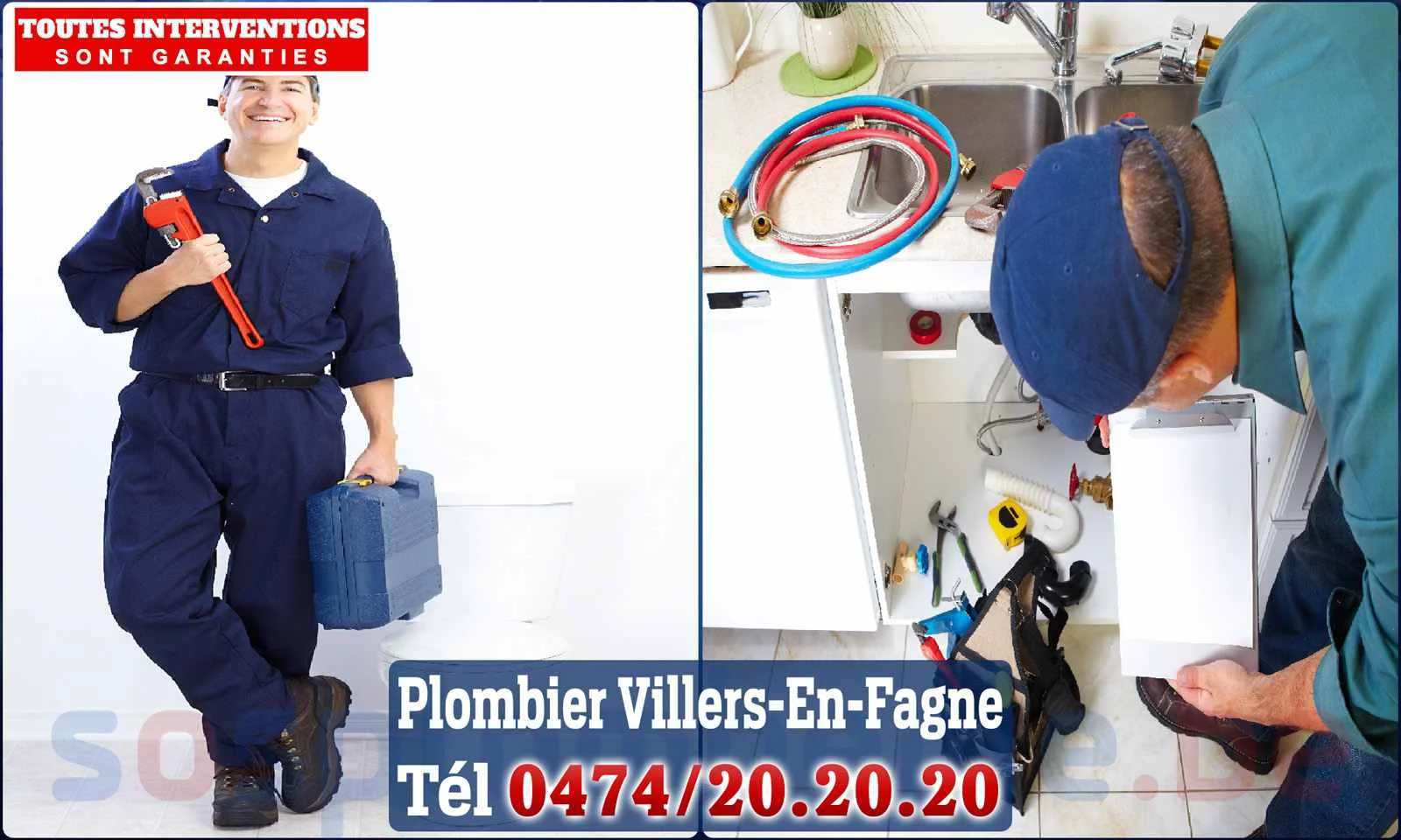 SOS Plomberie - Plombier Villers-en-Fagne pour installation et
                    réparation