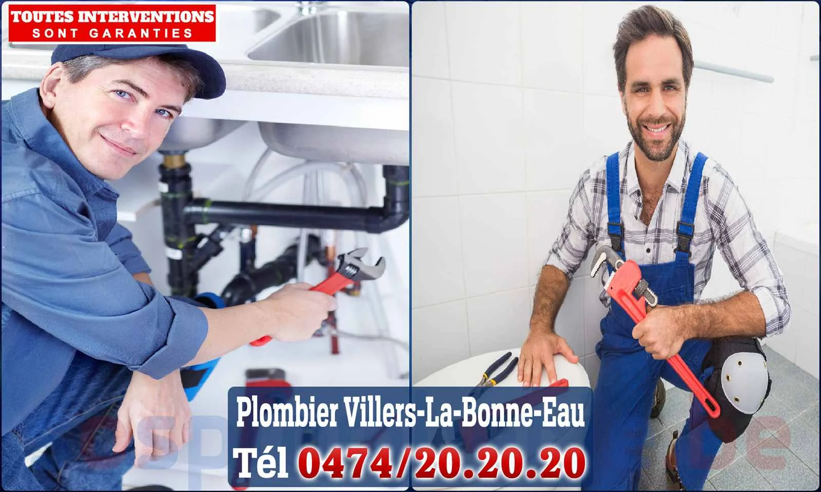 SOS Plomberie - Plombier Villers-la-Bonne-Eau pour installation et
                    réparation