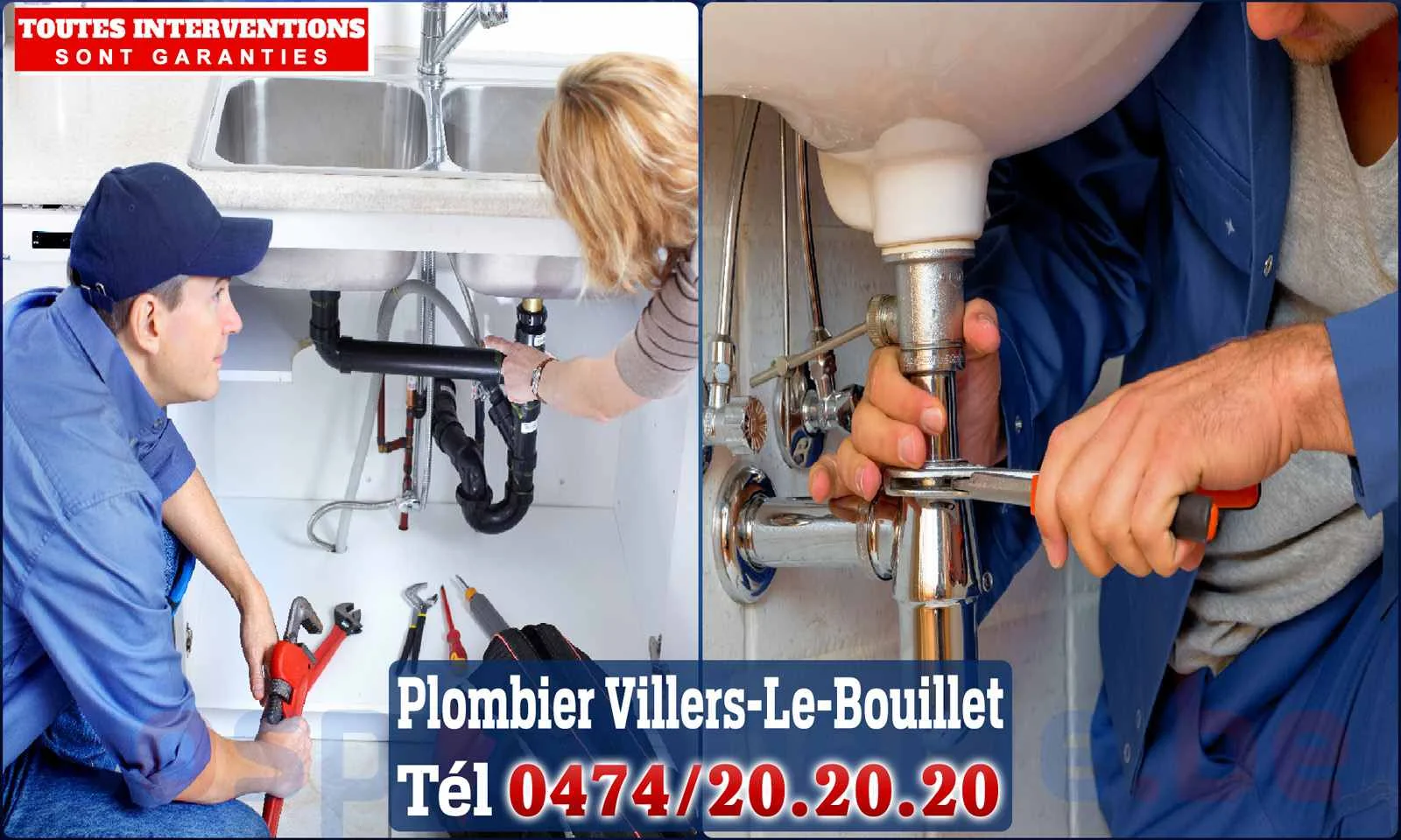 SOS Plomberie - Plombier Villers-le-Bouillet pour installation et réparation