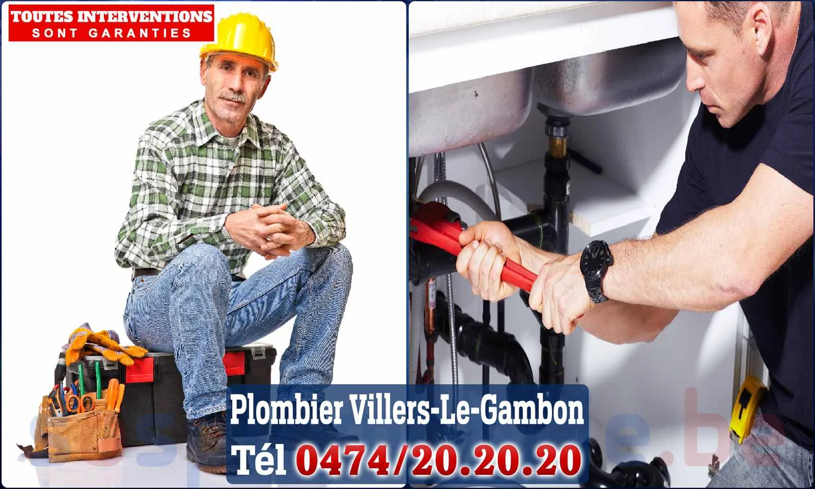 SOS Plomberie - Plombier Villers-le-Gambon pour installation et
                    réparation