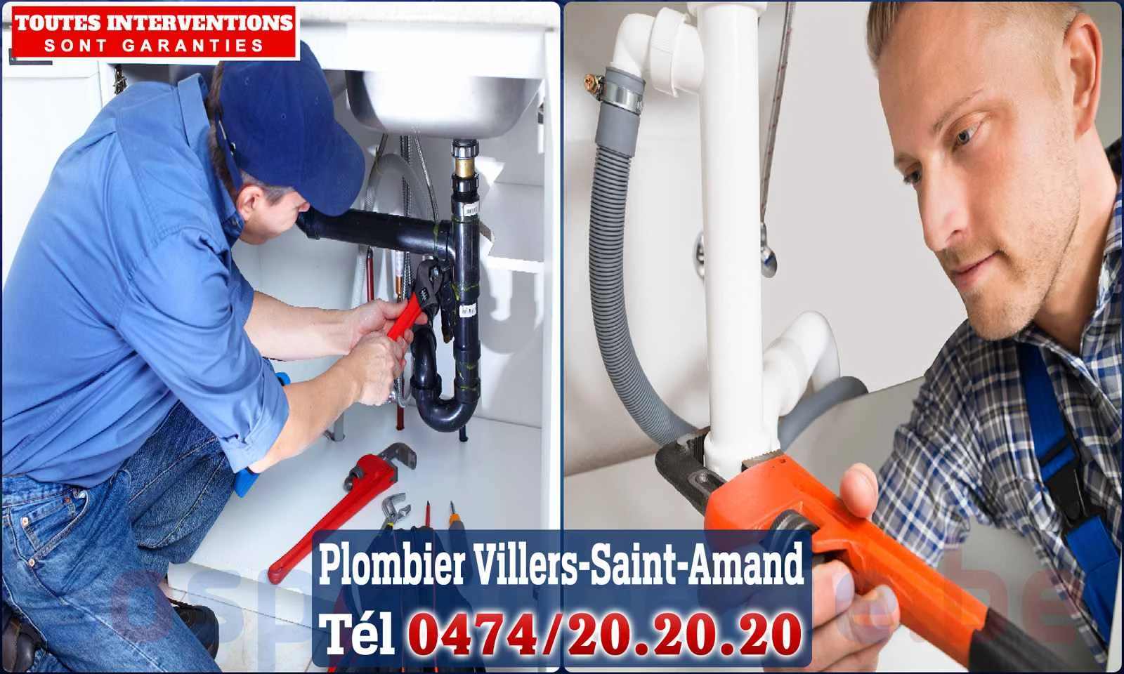SOS Plomberie - Plombier Villers-Saint-Amand pour installation et
                    réparation