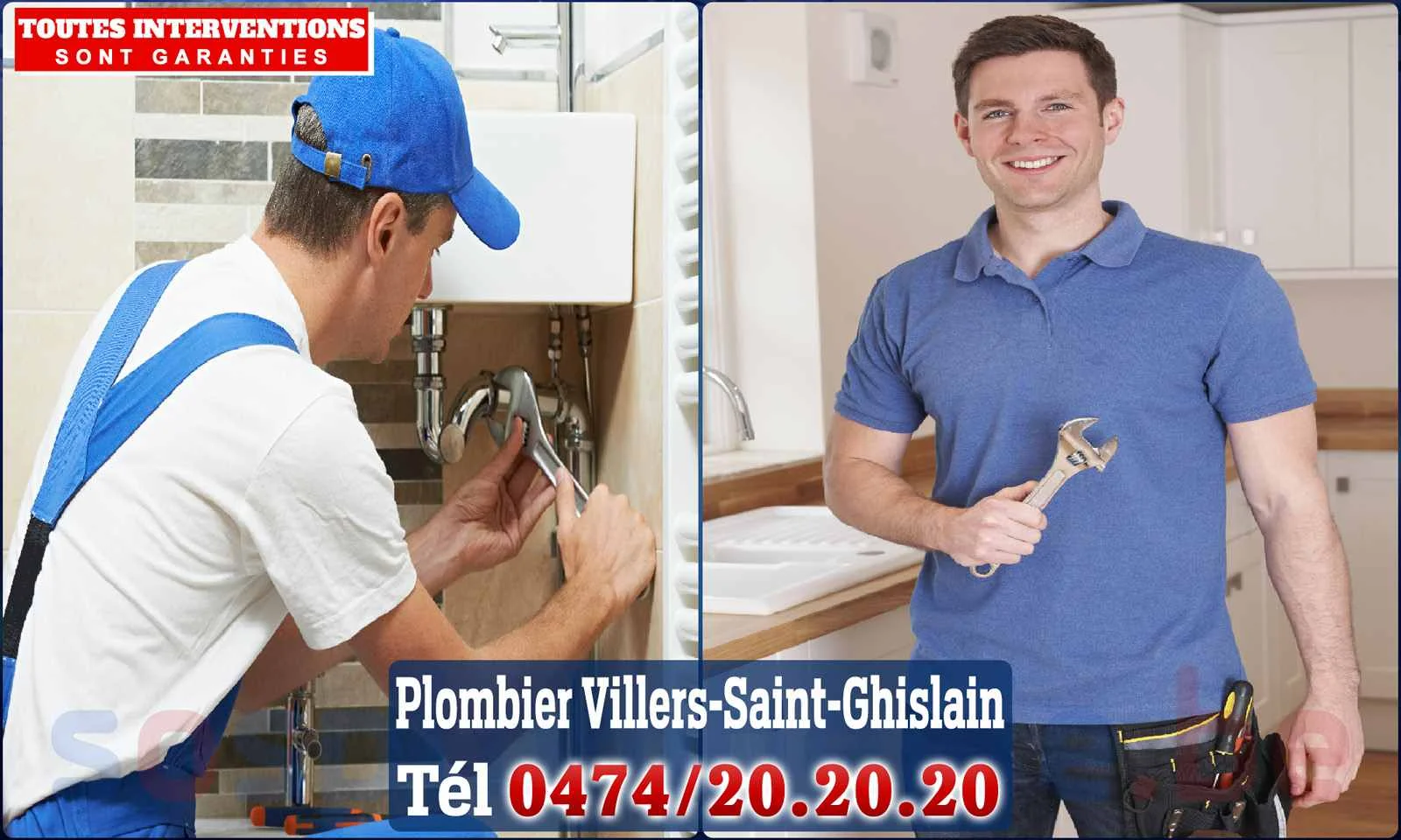 SOS Plomberie - Plombier Villers-Saint-Ghislain pour installation et
                    réparation