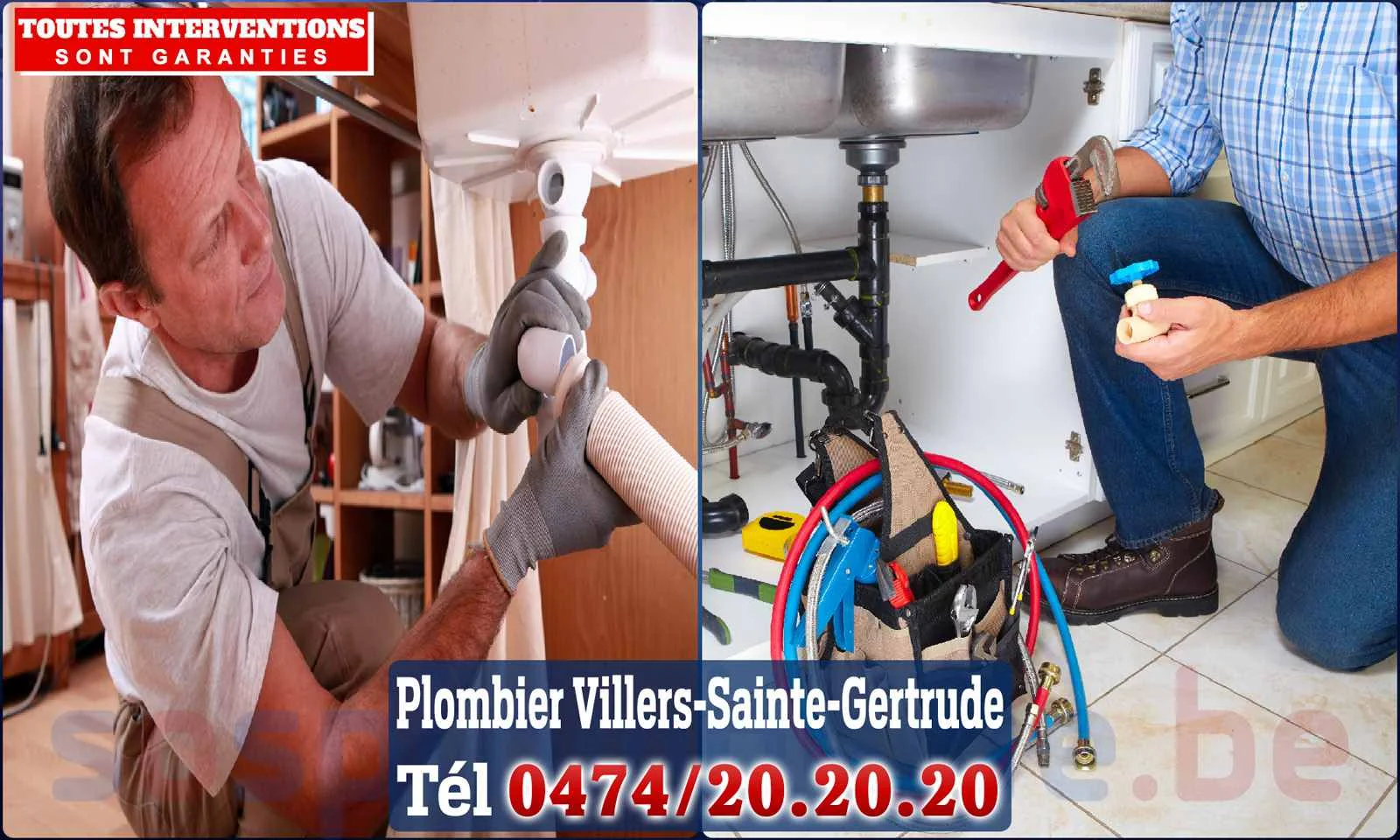 SOS Plomberie - Plombier Villers-Sainte-Gertrude pour installation et
                    réparation