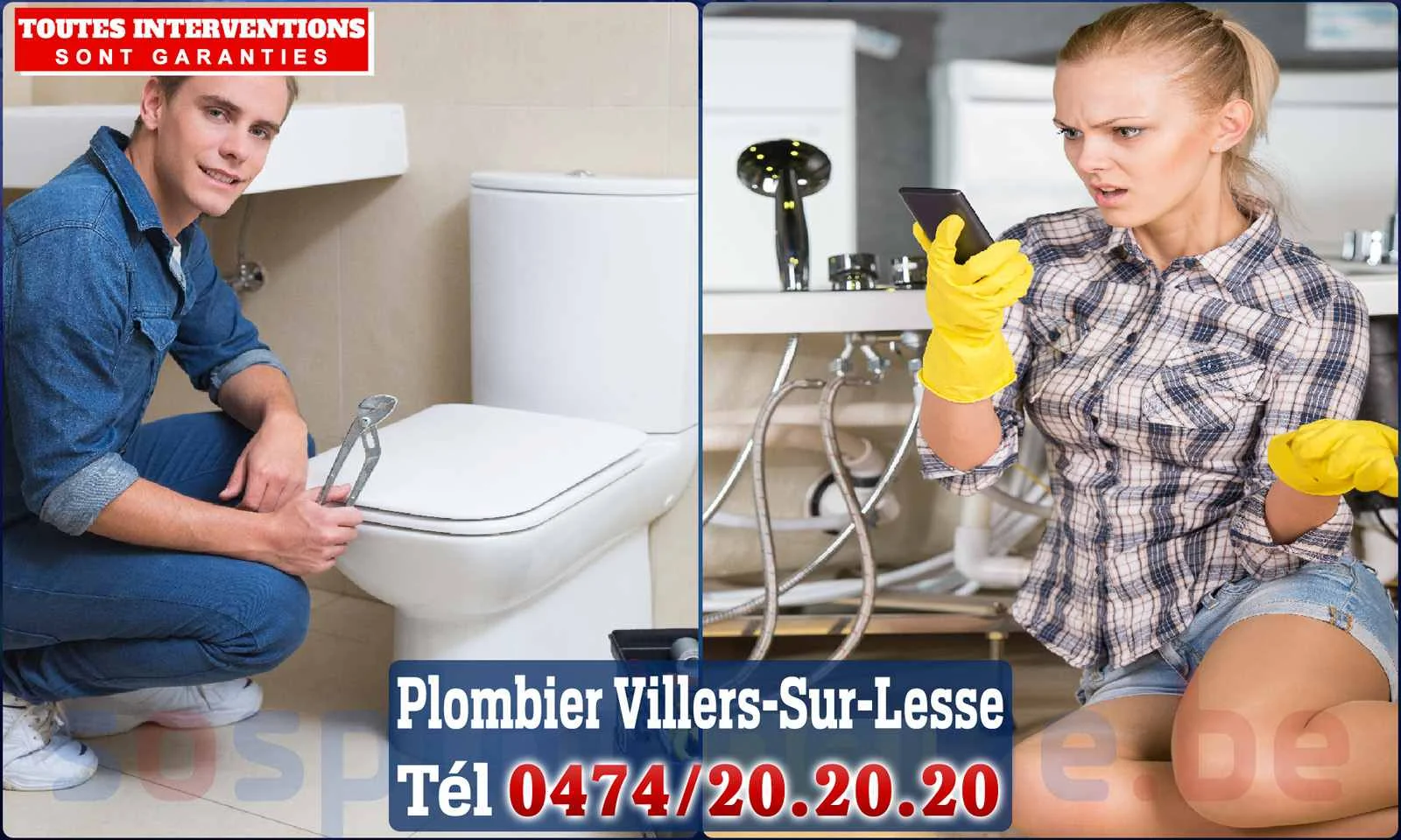 SOS Plomberie - Plombier Villers-sur-Lesse pour installation et
                    réparation