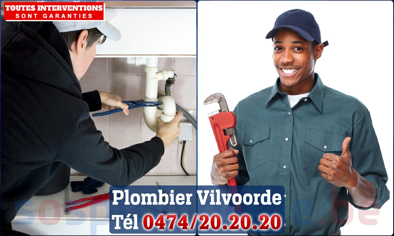 SOS Plomberie - Plombier Vilvoorde pour installation et réparation