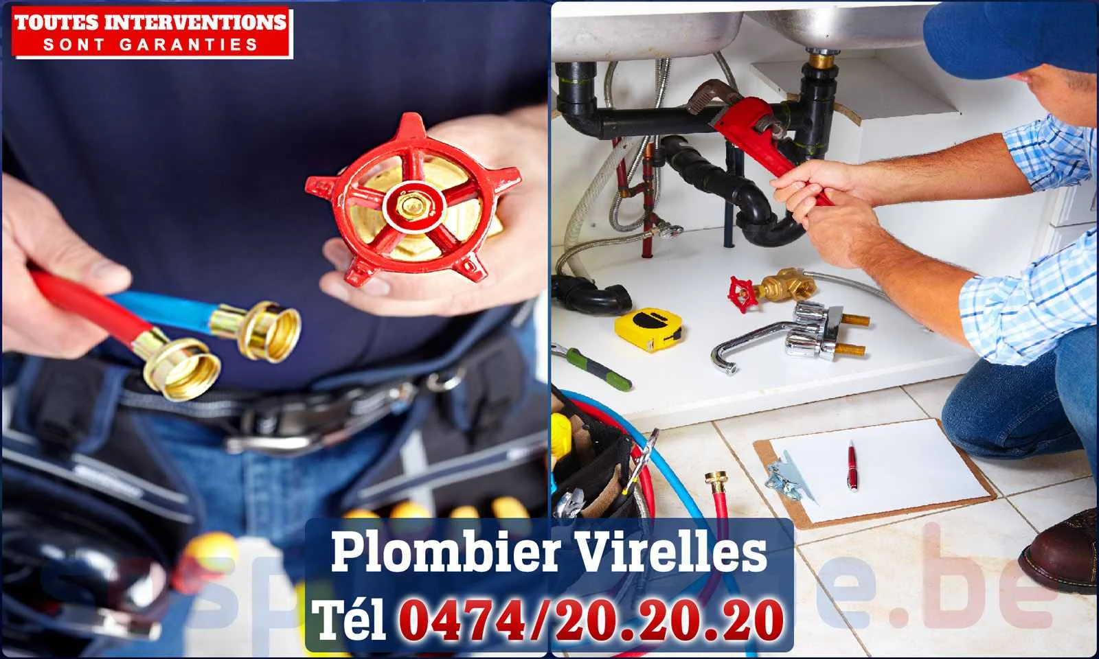 SOS Plomberie - Plombier Virelles pour installation et
                    réparation