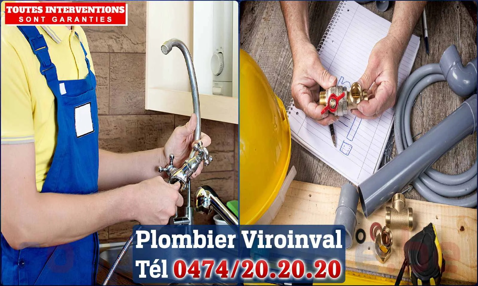 SOS Plomberie - Plombier Viroinval pour installation et réparation