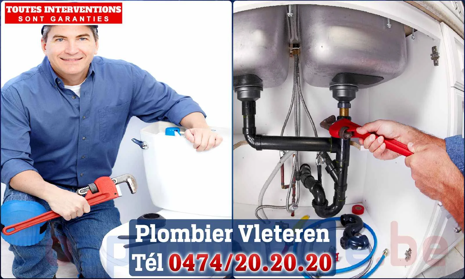 SOS Plomberie - Plombier Vleteren pour installation et réparation