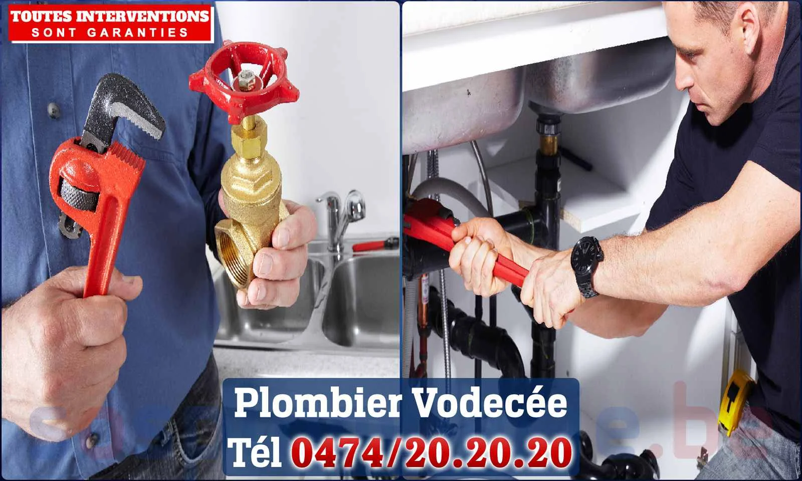 SOS Plomberie - Plombier Vodecée pour installation et
                    réparation