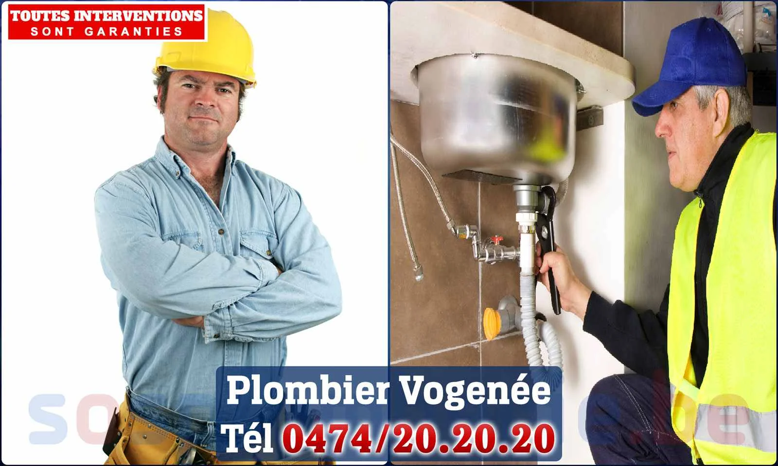 SOS Plomberie - Plombier Vogenée pour installation et
                    réparation