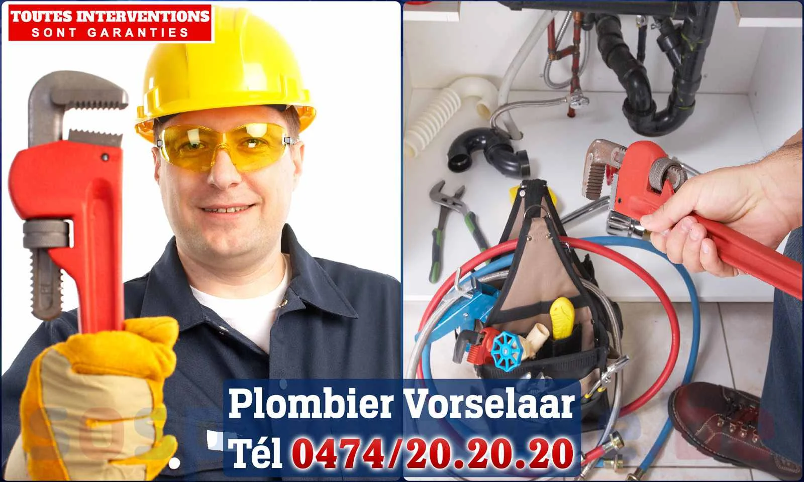 SOS Plomberie - Plombier Vorselaar pour installation et réparation