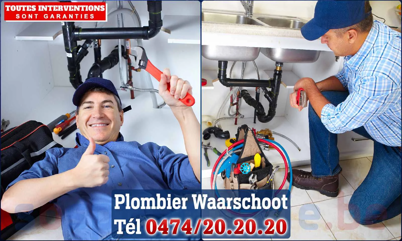 SOS Plomberie - Plombier Waarschoot pour installation et réparation