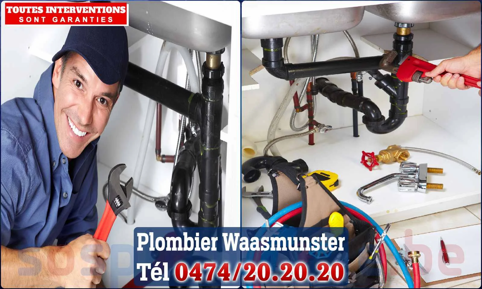 SOS Plomberie - Plombier Waasmunster pour installation et réparation