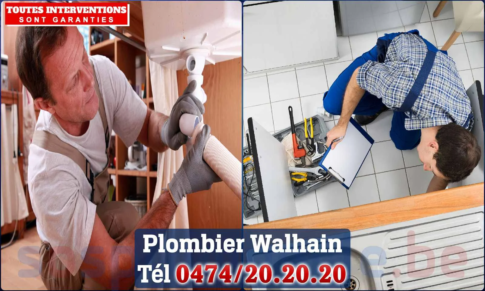 SOS Plomberie - Plombier Walhain pour installation et réparation