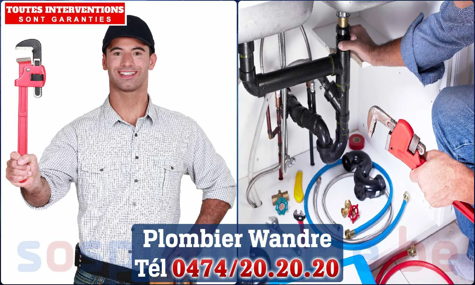 SOS Plomberie - Plombier Wandre pour installation et
                    réparation
