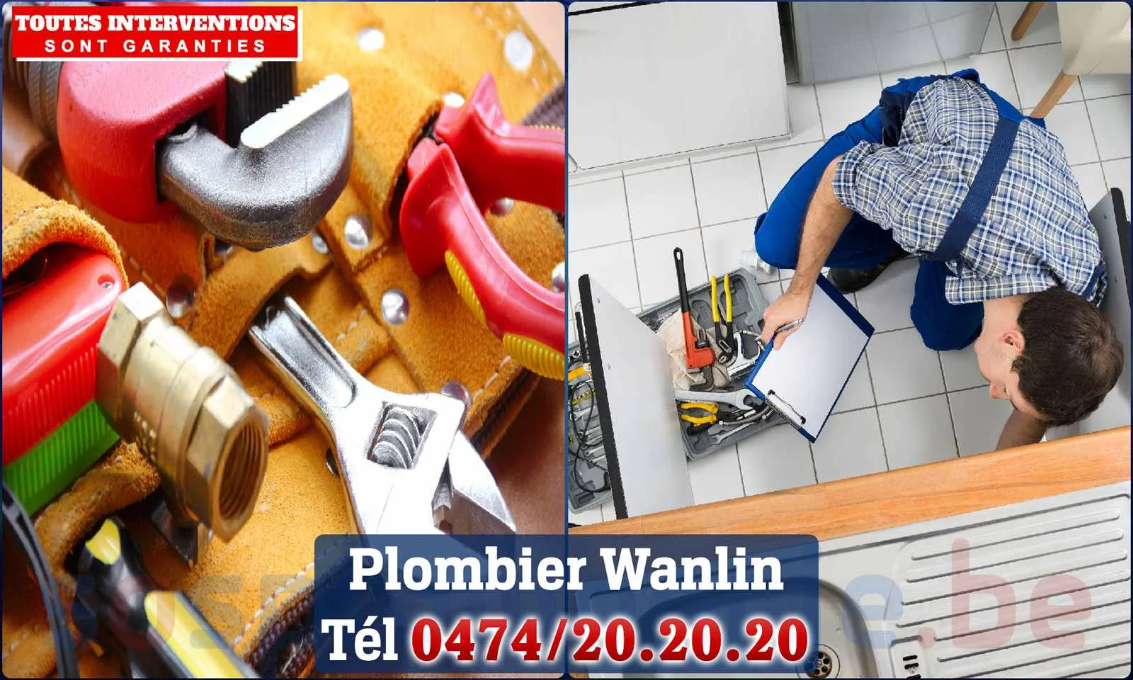 SOS Plomberie - Plombier Wanlin pour installation et
                    réparation