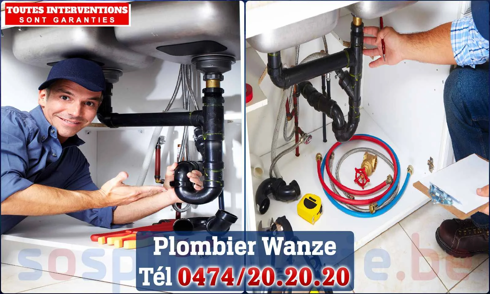 SOS Plomberie - Plombier Wanze pour installation et réparation