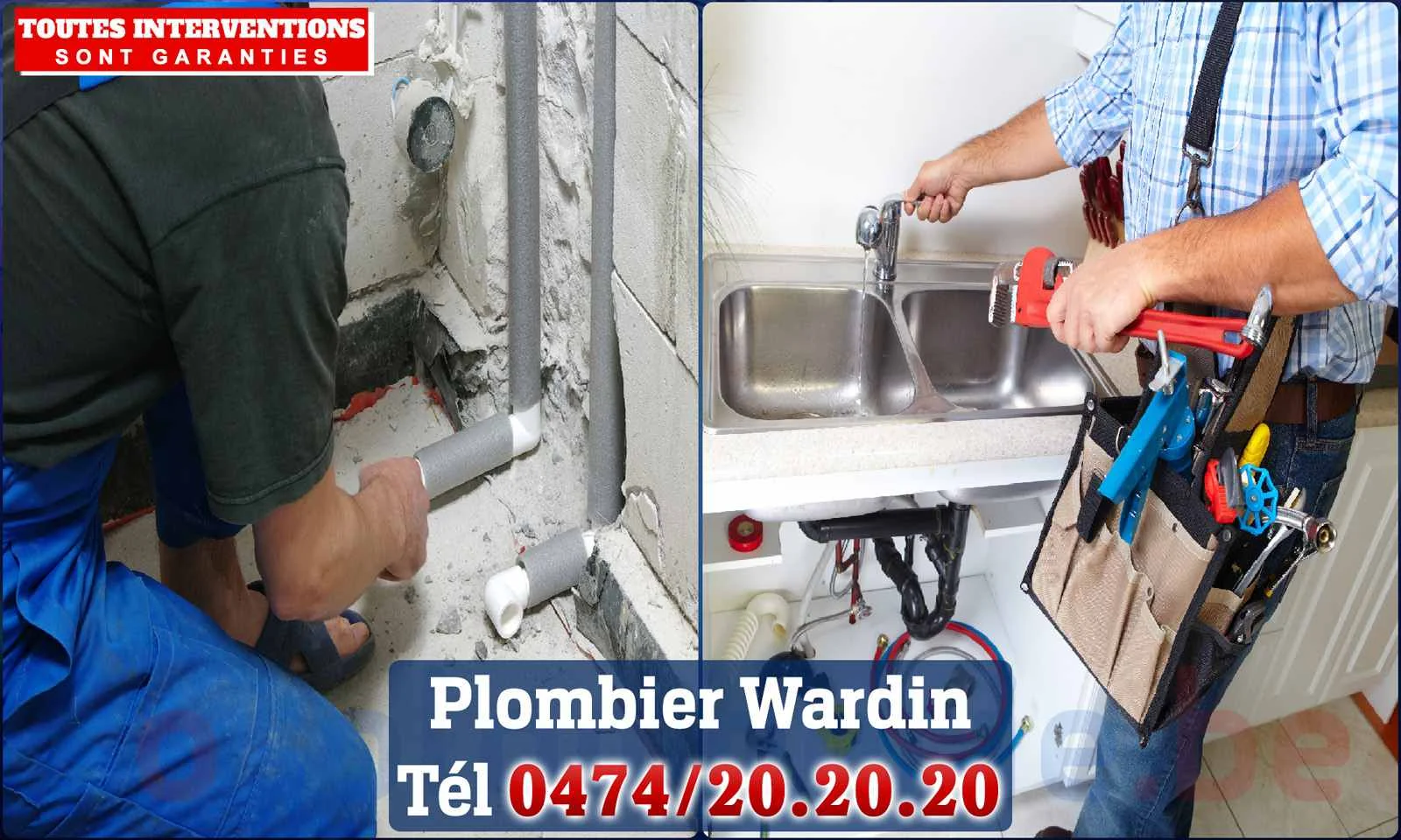 SOS Plomberie - Plombier Wardin pour installation et
                    réparation