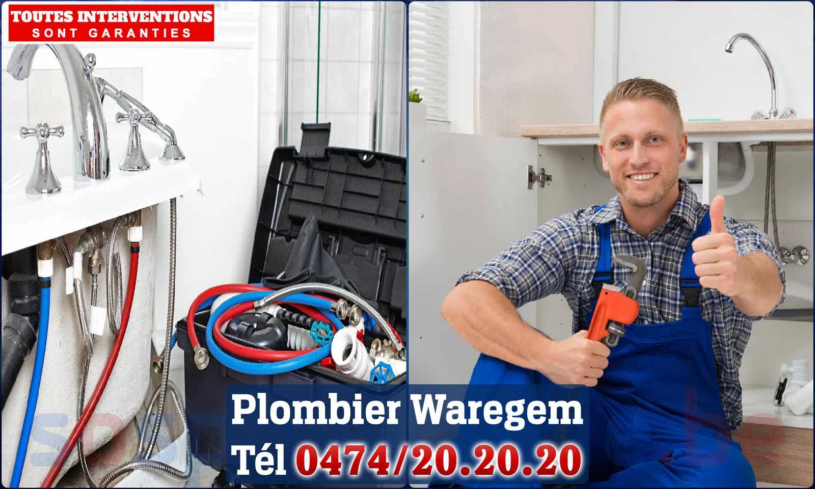 SOS Plomberie - Plombier Waregem pour installation et réparation