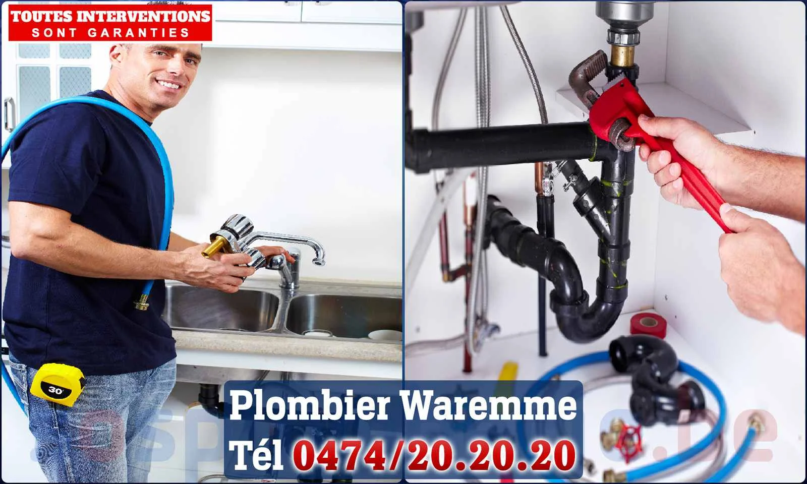 SOS Plomberie - Plombier Waremme pour installation et réparation