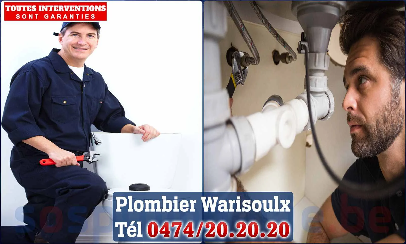 SOS Plomberie - Plombier Warisoulx pour installation et
                    réparation