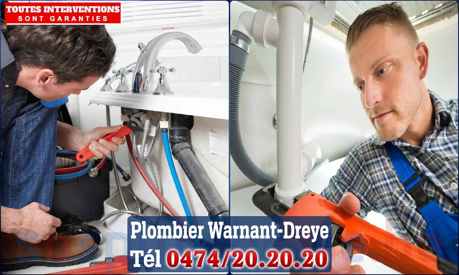 SOS Plomberie - Plombier Warnant-Dreye pour installation et
                    réparation