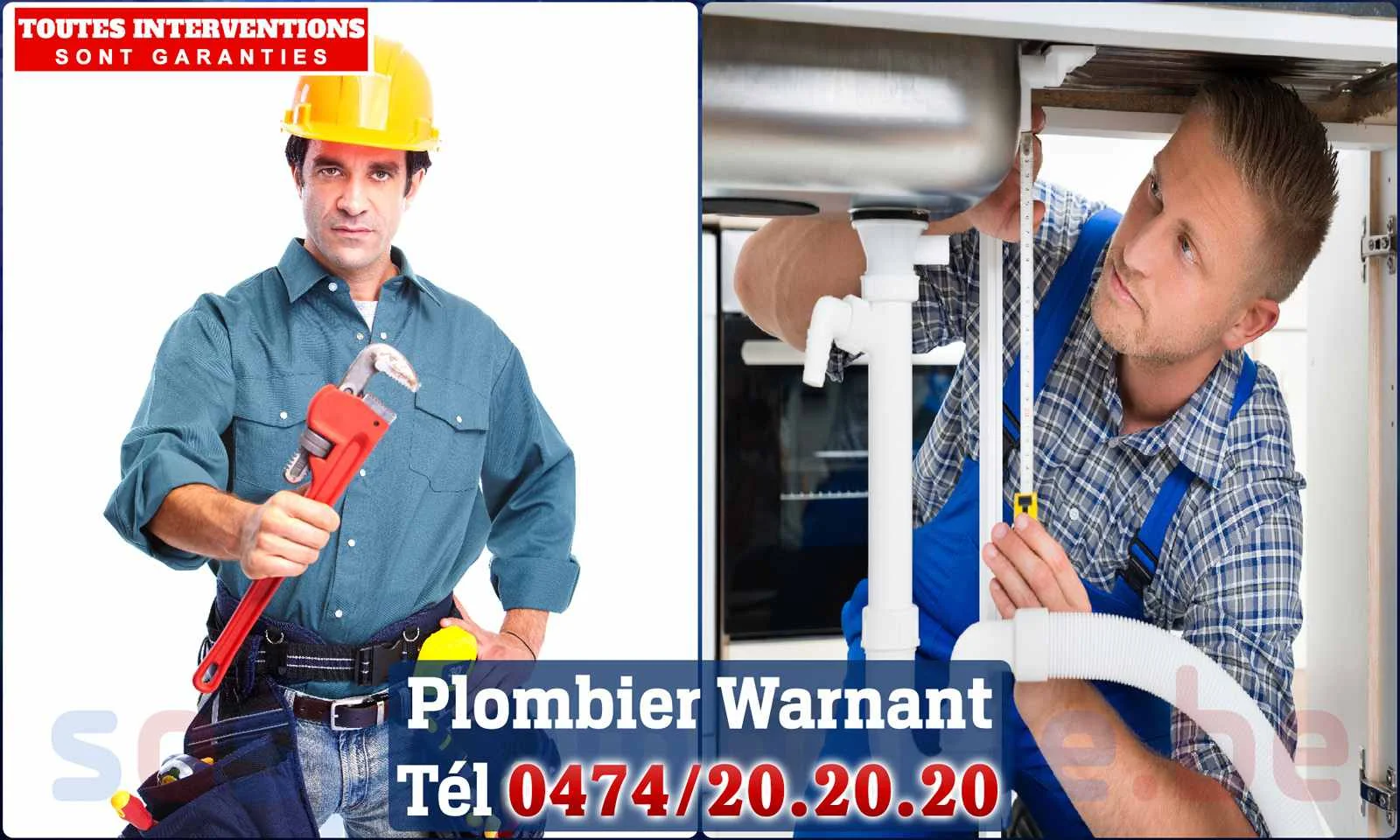 SOS Plomberie - Plombier Warnant pour installation et
                    réparation
