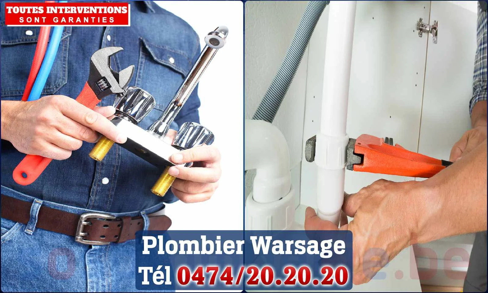 SOS Plomberie - Plombier Warsage pour installation et
                    réparation