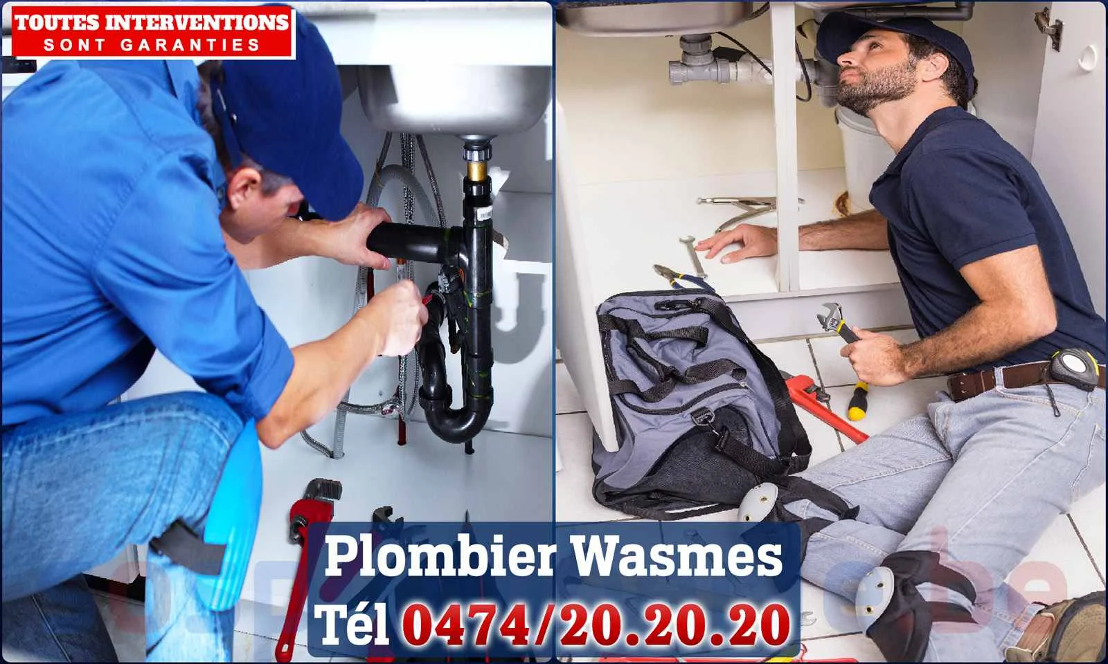 SOS Plomberie - Plombier Wasmes pour installation et
                    réparation