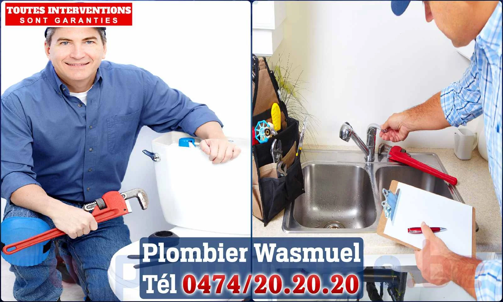 SOS Plomberie - Plombier Wasmuel pour installation et
                    réparation