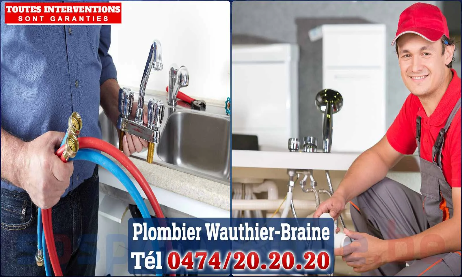 SOS Plomberie - Plombier Wauthier-Braine pour installation et
                    réparation