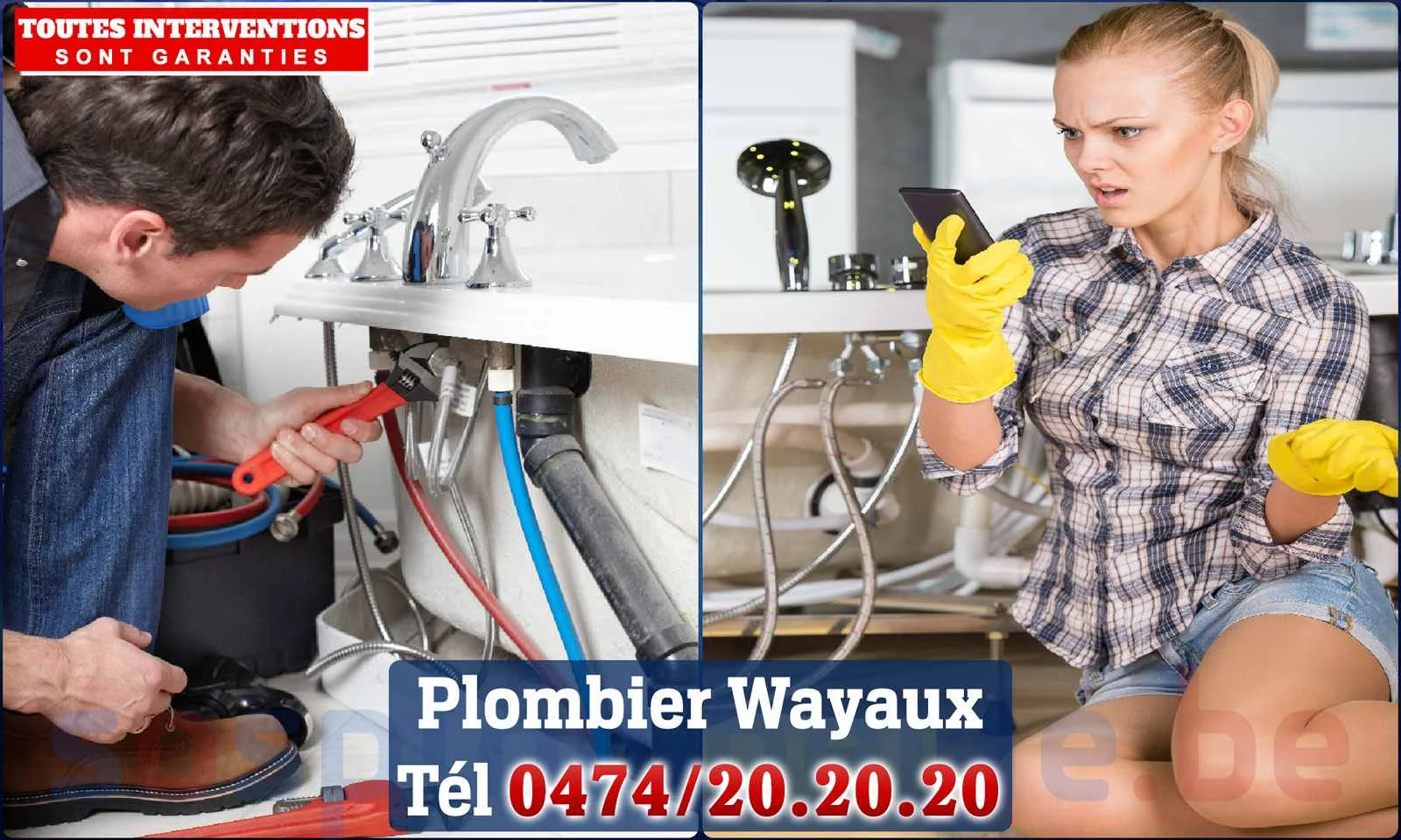 SOS Plomberie - Plombier Wayaux pour installation et
                    réparation