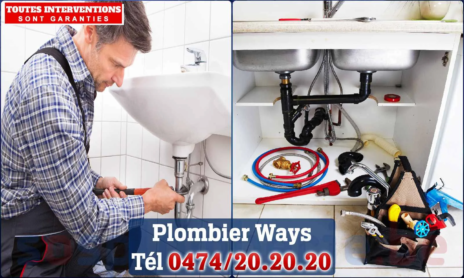 SOS Plomberie - Plombier Ways pour installation et
                    réparation