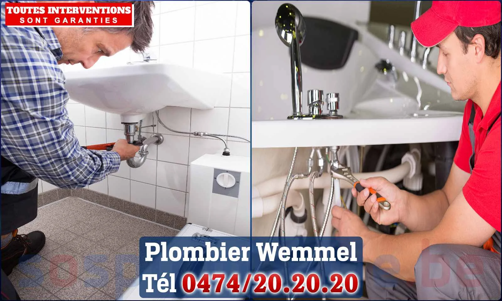SOS Plomberie - Plombier Wemmel pour installation et réparation